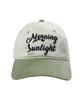 GAINSBORO Lettering Mix Cotton Ball Cap_Beige/Green