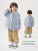 European Boy's Academy Pure Cotton Long Pants - Spring/Autumn 2026 New Style for Toddlers