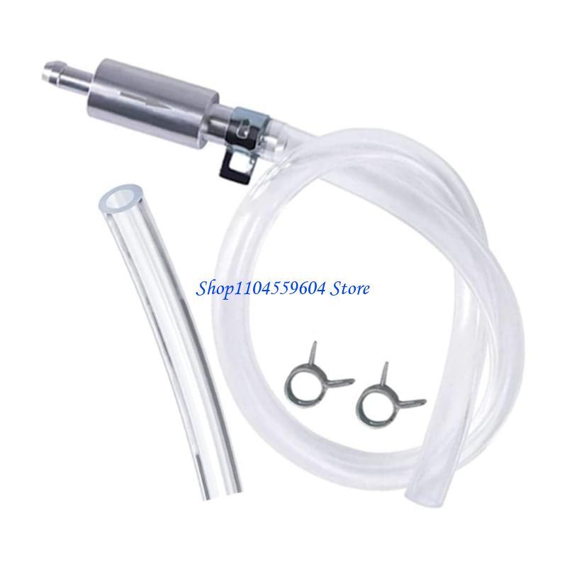 12QM Brake Bleeder Hose Motorcycle Bleeder with Check Valves, Leak & Corrosion Resistant for Hydraulic Brake & Clutch