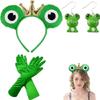 Treefrog Queen Costume Set Childrens Costumes Outfit Role Play Headpiece For Kids Birthday Party And Family Gathering Fun