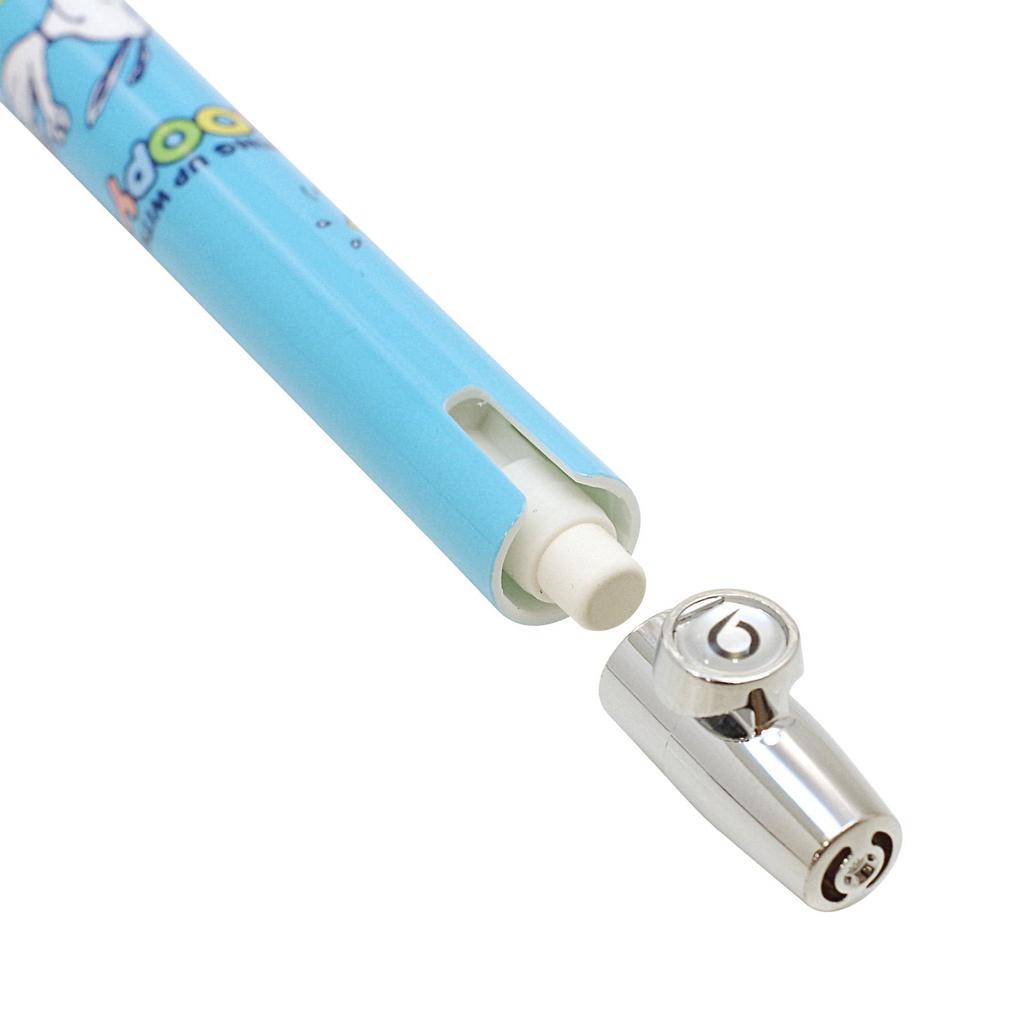 Mitsubishi Pencil Limited Edition Mechanical Pencil SNOOPY with Rubber Grip M "Kurutoga" 0.5mm [S Blue]