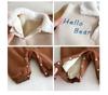 Winter Fleece Baby Bear Onesie for Infants (0-2 Years) - Korean Cartoon Romper