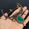 Emerald Necklace, 999 Copper Wire Wrapped Necklace Gemstone Jewelry, Handmade Necklace Amazing Jewelry, Gift For Her