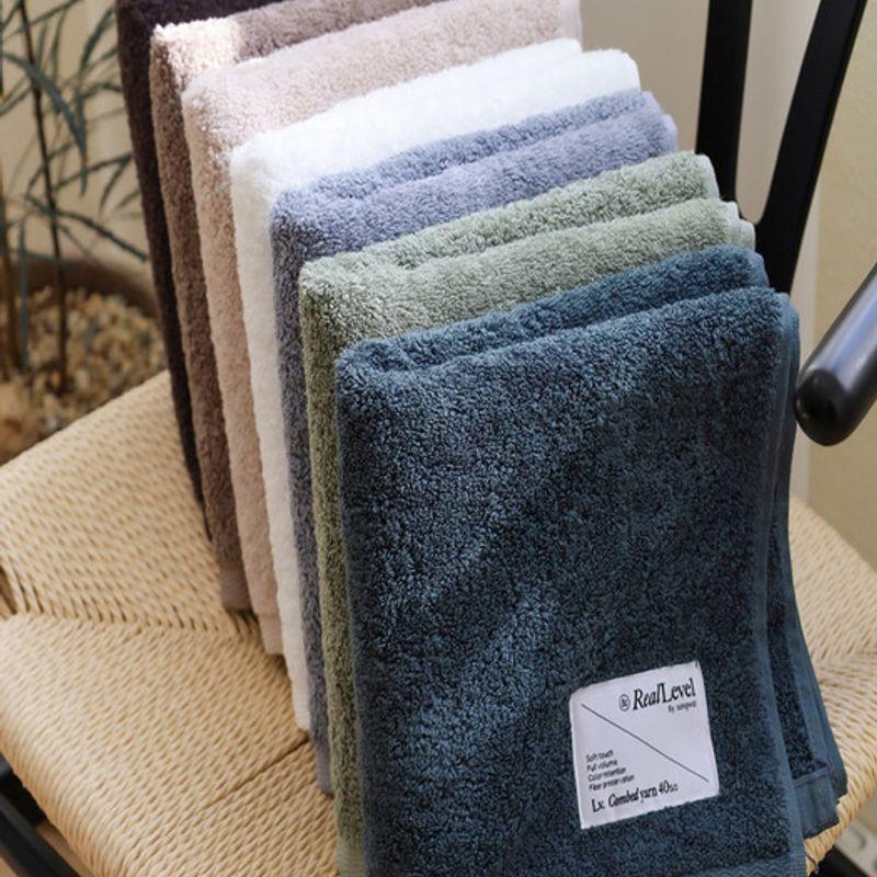 Songwol Handtuch Lemoa Premium Handtuch Elfenbein 1 Stück