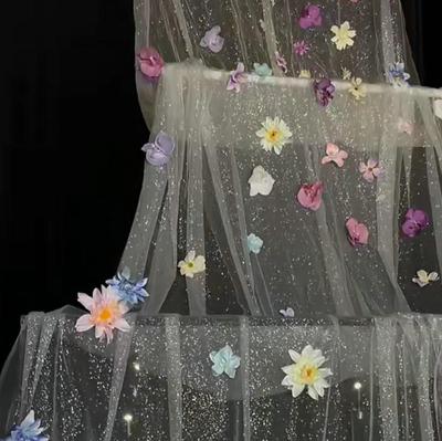 Outdoor Gauze Mesh Backdrop for Wedding and Birthday Decorations