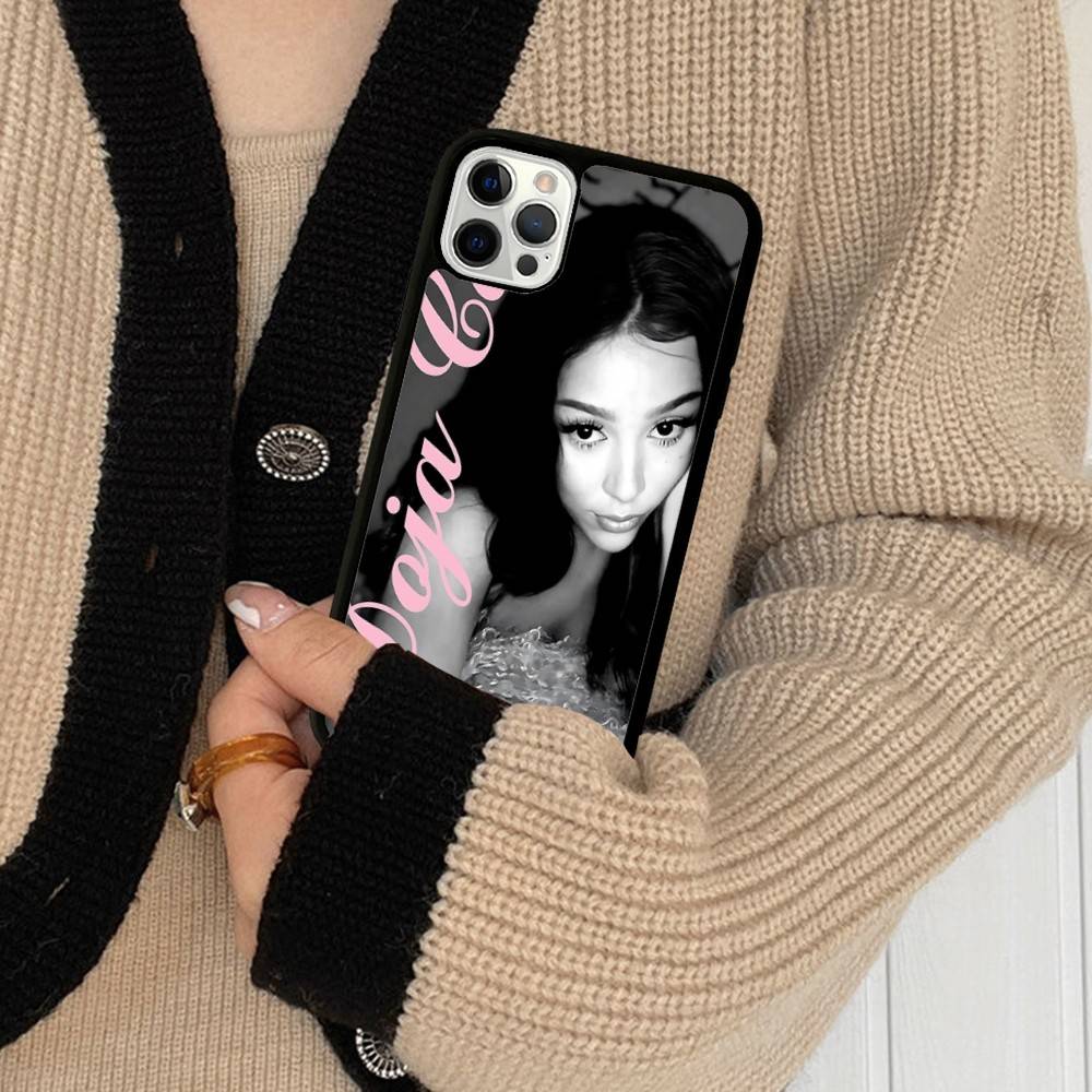 Doja Singer C-Cat Phone Case For IPhone 17 16 Pro Max Air 13 12 Mini 14 15 Plus 11 PC+TPU Back Cover