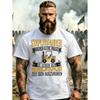 Men'S Black T-Shirt Forklift Operator Graphic Print With German Text And Forklift Design For Work And Casual Wear, PLUS SIZE