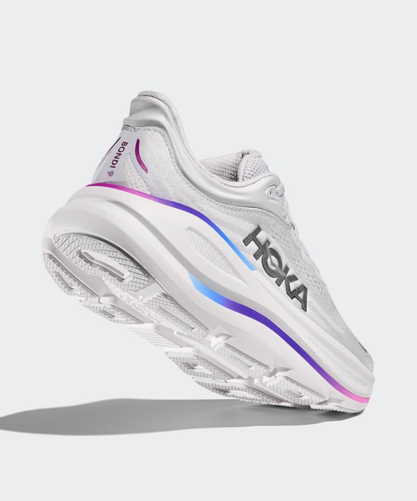 Hoka (Women'S) Bondi 9 Wide - Cosmic Grey:White / 1162014-Cywh