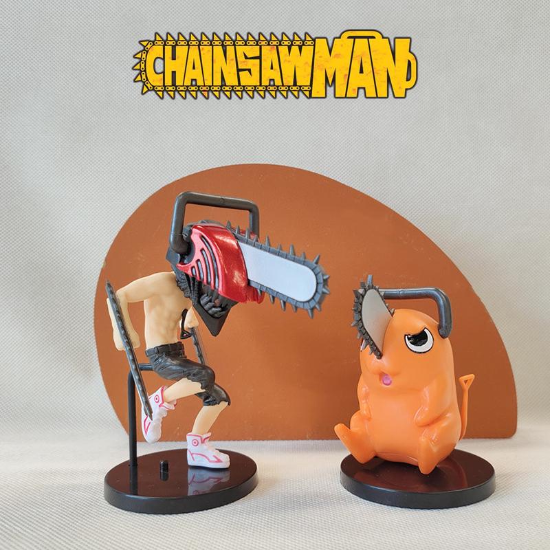 

2 шт. Фигурки Человек-бензопила Дендзи Почита Модель Кукла Дети Рождество Украсить Подарок