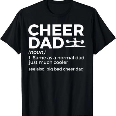 Vtipná definice Cheer táty Velký zlý Cheer táta Cheerleadingové tričko