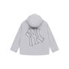 New MLB New York Yankees Basic Collection SS25 Trench Coat Unisex Light Gray 3AWJB0351-50GRL