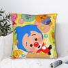 Clown P-Plims Cartoon Musik Quadratische Kissenbezüge Kissenbezüge Toller Dekorativer Kissenbezug mit Reißverschluss für Zuhause 18"x18"""
