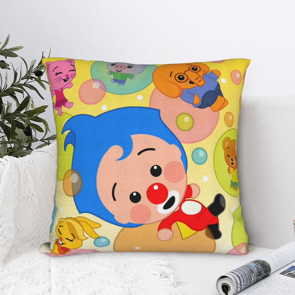 SSimon Cat Square Pillow Cases Cartoon Humorous Cat Cushion Cover Zippered Decorative Throw Pillow Case Cover for Home x