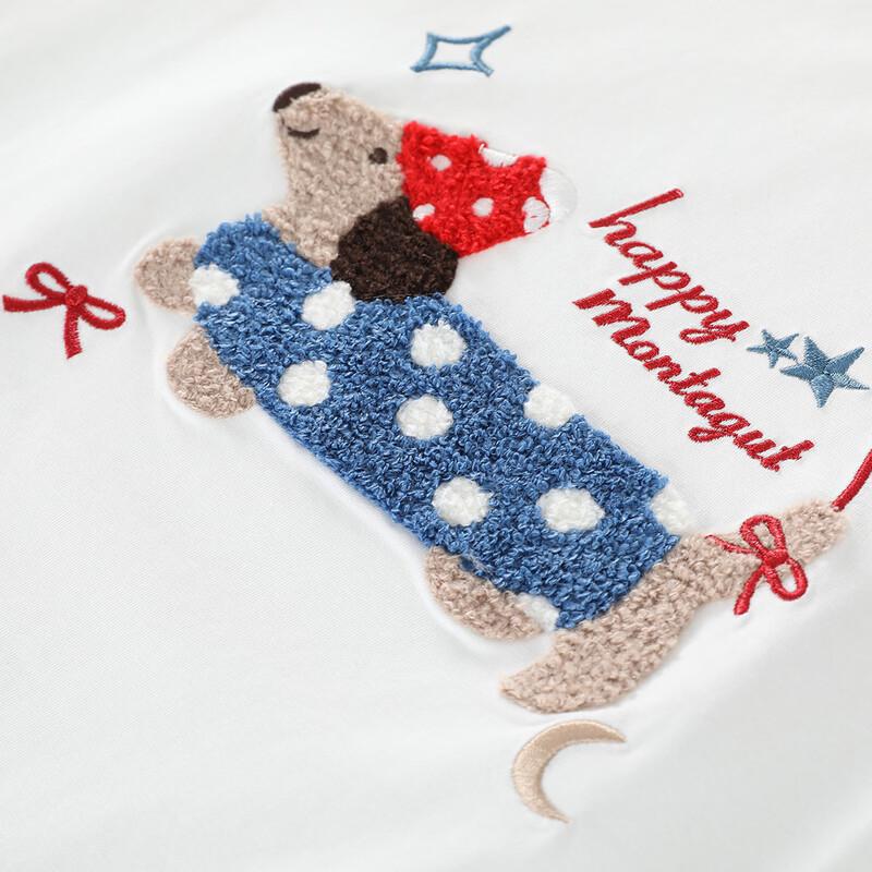 MONTAGUT Girls' Cartoon Dachshund Antibacterial Cooling T-Shirt