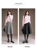 2025 Winter Slimming A-Line Wool Skirt: Mid-Length, Hip-Covering, Stylish & Comfortable Drape