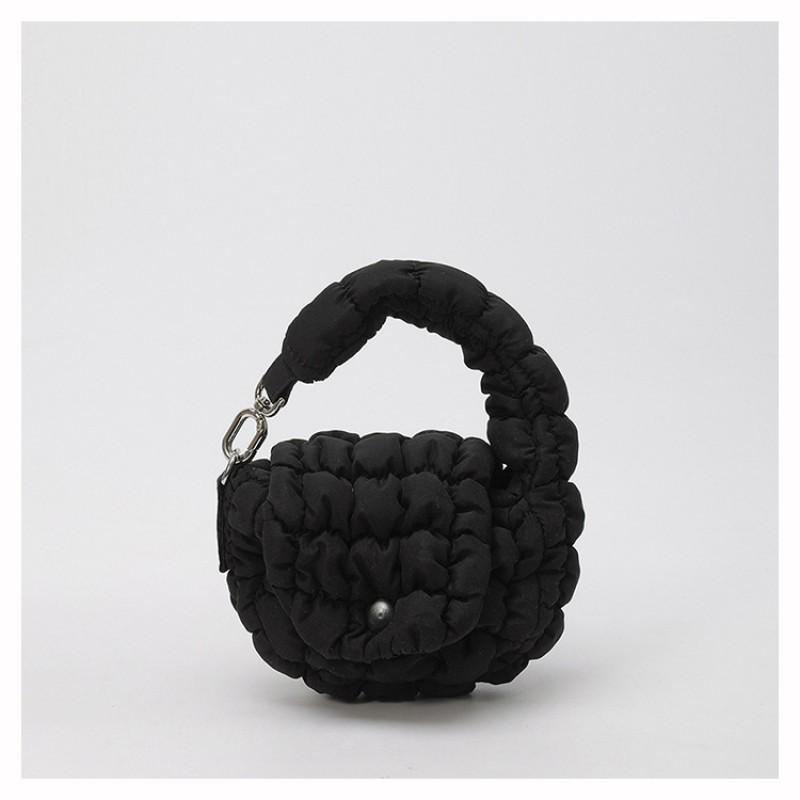 Fashionable New Style Pleated Cloud Bag Mini Change Purse Decorative Korean Storage Portable Decoration All-match Small