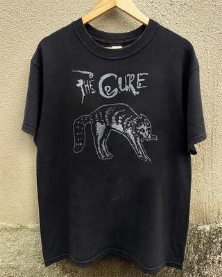 SELTEN! The Cure Seltene Katze Kunstwerk Vintage Unisex Schwarzes T-Shirt Größe S-5XL Unisex T-Shirt
