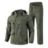 Men's  Jacket Suit  Men's Workwear  Wear Resistant Camouflage Suit  Hooded Training Suit  Mountaineering Outdoor Suit