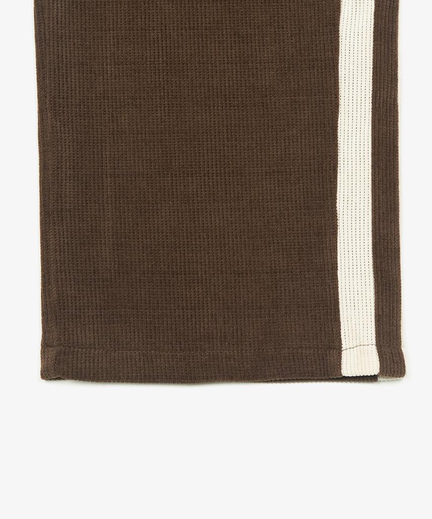 TOFFEE Double Side Line Track Vertical Pants (Brown)