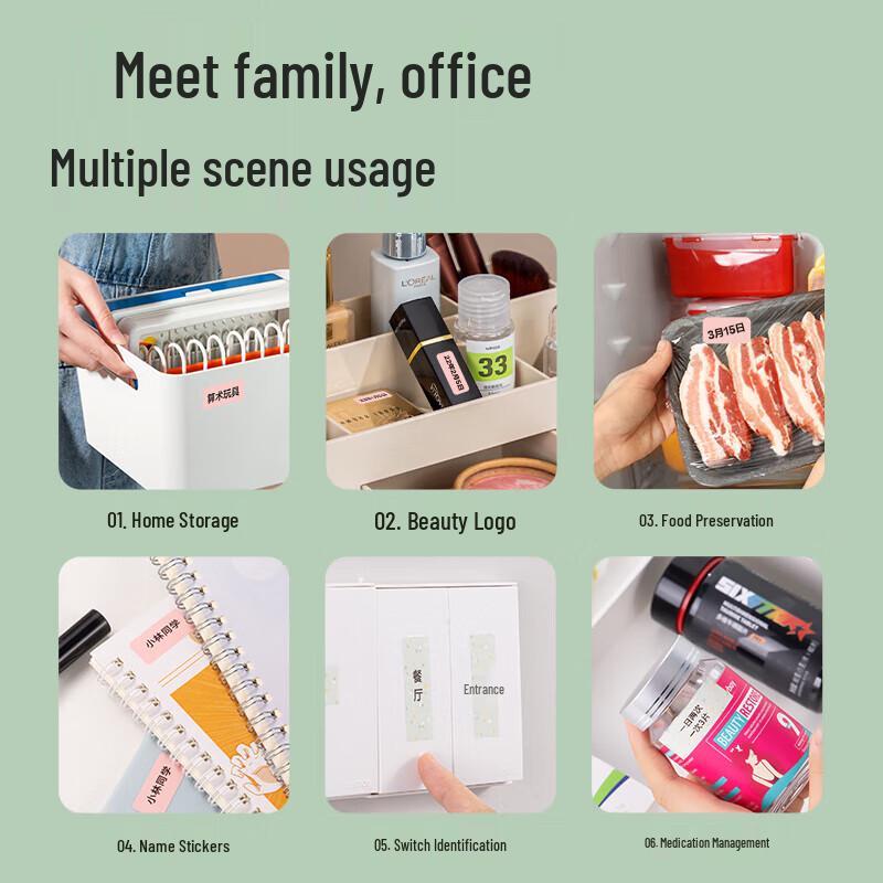 Deli Smart Handheld Label Printer CN Plug (adapter Included)