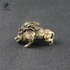 Vintage Copper Small Wild Boar Figurines Retro Brass Animal Crafts Ornaments Tea Pet Desk Decoration Home Decor Accessories Gift