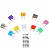 110x Mixed Zinc Plated Spade Blade Fuse Standard Small for Car Motorcycles Home