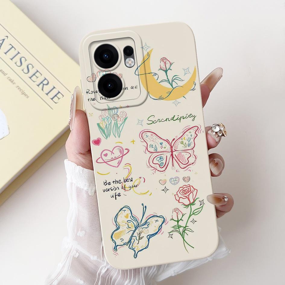 For Oppo Reno 13F 2025 Case Cute Rabbit Panda Flower Soft Silicone Shockproof Cover For OPPO Reno13 FS Fundas RENO13F Phone Case