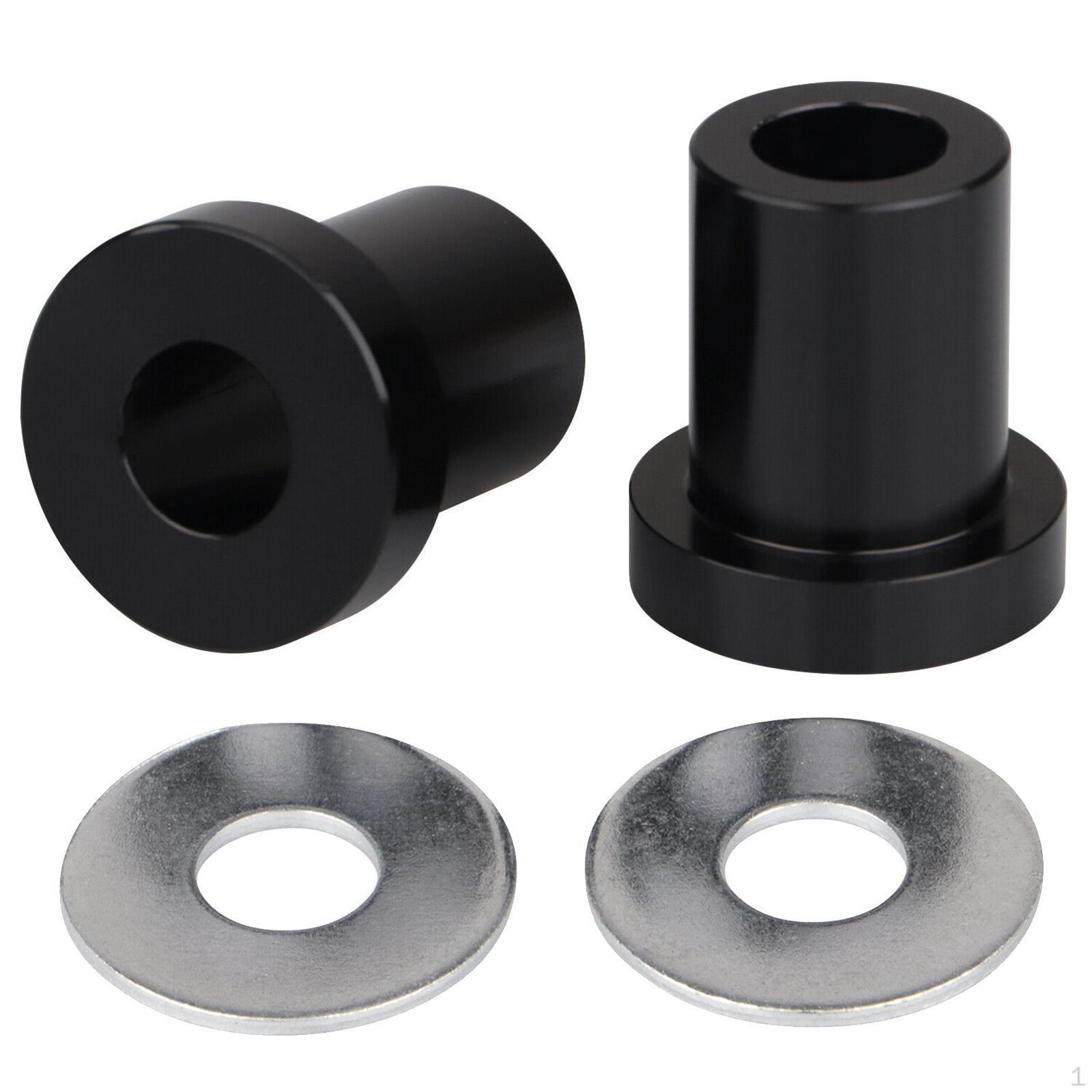 

2x Handlebar Riser Bushings Mounts for Harley Davidson Flfb Fat Boy 107 Black