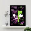 Spooky Cute Zombie Checkerboard 5D Diy Diamond Paintings Mosaic Wall Round Diamond Art Painting Kits Embroidery Crystal Accessories Frameless