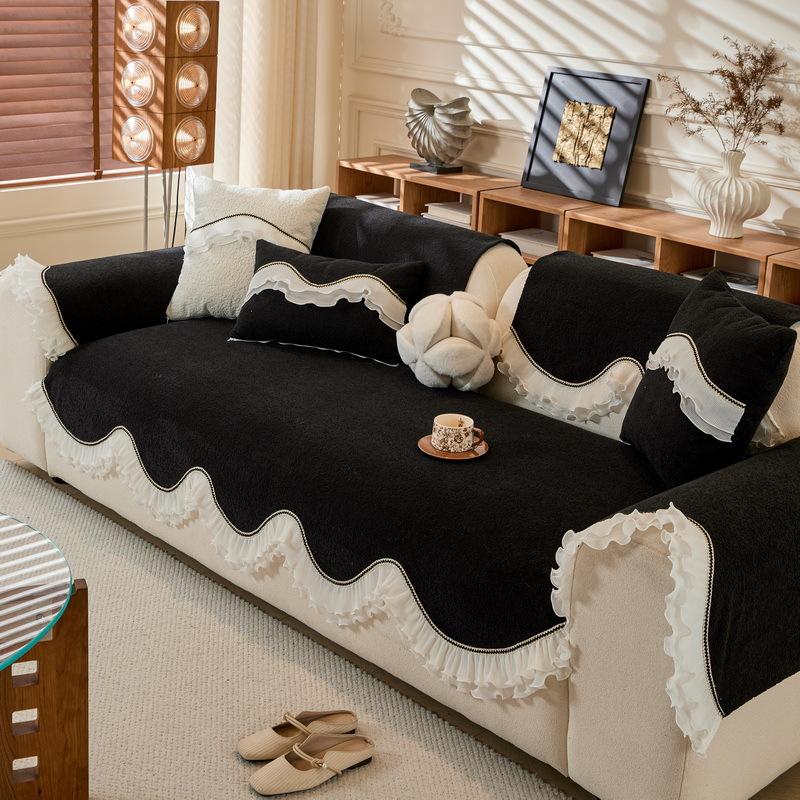 Cream Wind  New Special-Shaped Four Seasons Universal Sofa Cushion One-Piece Light Luxury Premium Sofa Cushion