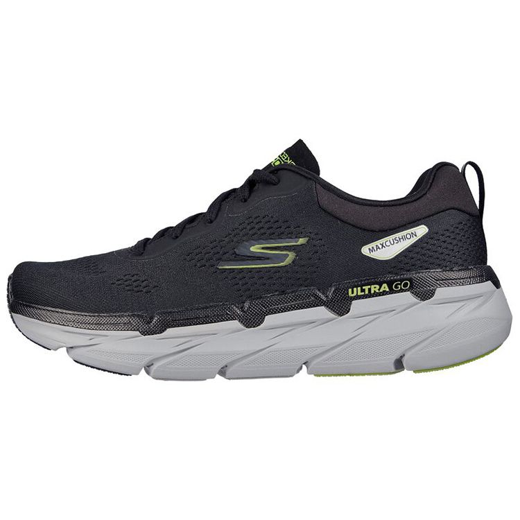 Skechers Max Cushioning Звездная Серия Низкие Беговые Кроссовки Мужские беговые кроссовки Черный 220068-BKLM 39.5