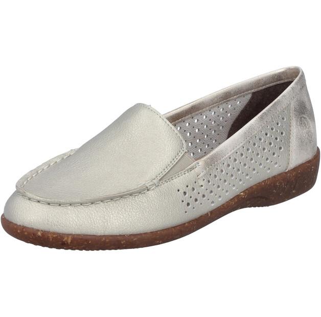 Женские слипоны Rieker Damen 47656 gold