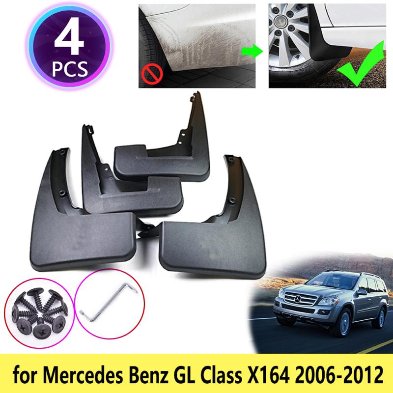 

4 шт. для GL-Class X164 2006 ~ 2012, брызговики, брызговики, брызговики, GL350 GL450 GL500