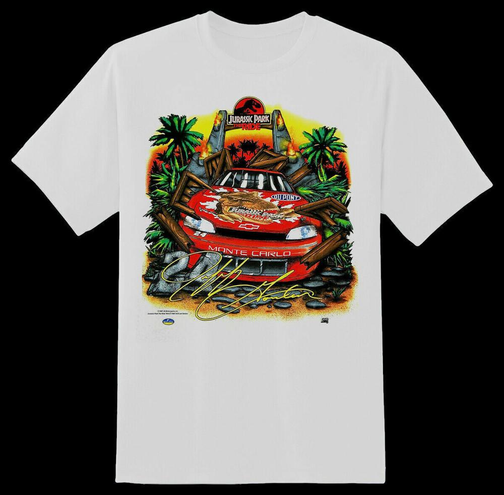 Vintage 1997 Jurassic Park Nascar Jeff Gordon Shirt Unisex T-Shirt M