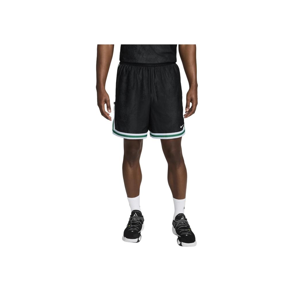 Nike Giannis Logo Colorblock Comfortable Breathable Moisture-Wicking Knit Basketball Pants Men Bottoms Black FZ0827-010