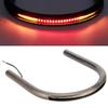 22mm Flat Tube Motorcycle Rear  Loop Tail Hoop Frame with LED Brake Turn Signal Light Lamp for   Kawasaki