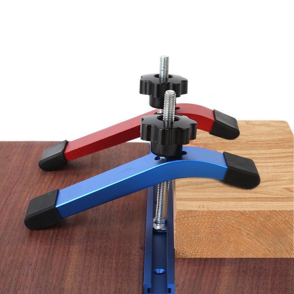 1Pc Quick Acting T-Track Hold Down Clamp with T Bolts and Silder Aluminum Alloy Woodworking Clamps for Routers Drill Presses CNC