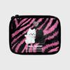 ZEBRA PATTERN CHICHI-PINK (Travel Pouch)
