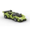 Toy Building Block Car MOC Huracan GT3 Assembled Speed8 Grid Car Model