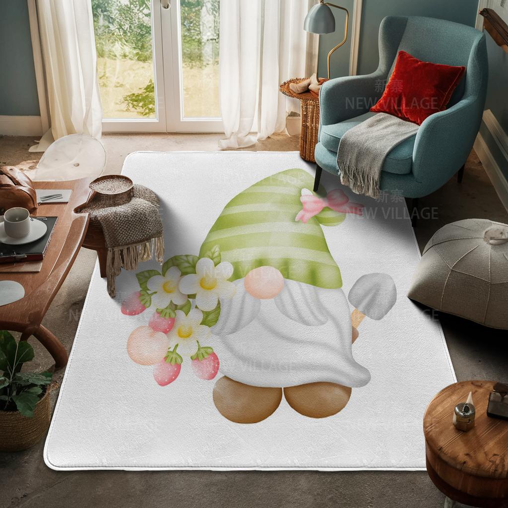 House Entrance Carpet Home Door Mat Living Room Bath Foot Bathroom Non-slip Water Absorption Rugs Bath Merry Christmas Winter