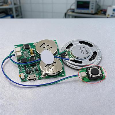 Light Controlled Magnetic Voice Module Key Operated for Greeting Cards Music Boxes MP3 Transfer and Volume Control