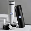 VW Polo Golf 4 5 Valve Stems Caps Portable Car Smart Thermos Mug Temperature Display Bottle For VW GTI Rline Touareg Tiguan Golf Passa EP1