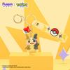 Pokemon Anime Figures Snorlax Mimikyu Cubone Keychain Car Key School Bag Backpack Decoration Desktop Decoration Toy Gift