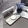 Magnetic Phone Case With 360 Rotating Kickstand IPhone 16 17 18 Pro Max Matte PC Cover Shockproof Anti-Fingerprint