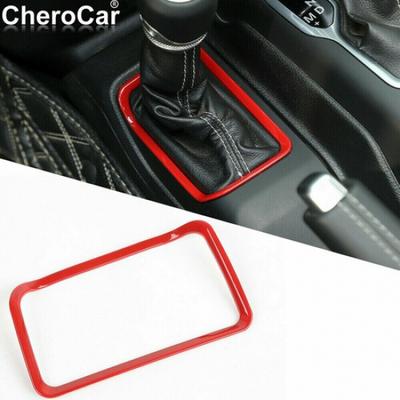 Red Four-wheel Drive 4WD Gear Shift Frame Cover Trim for Jeep Wrangler JL JT 18+