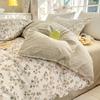 Four-Piece INS Style Cartoon Bedding Set: A-Class Single Duvet Cover, Universal for All Seasons