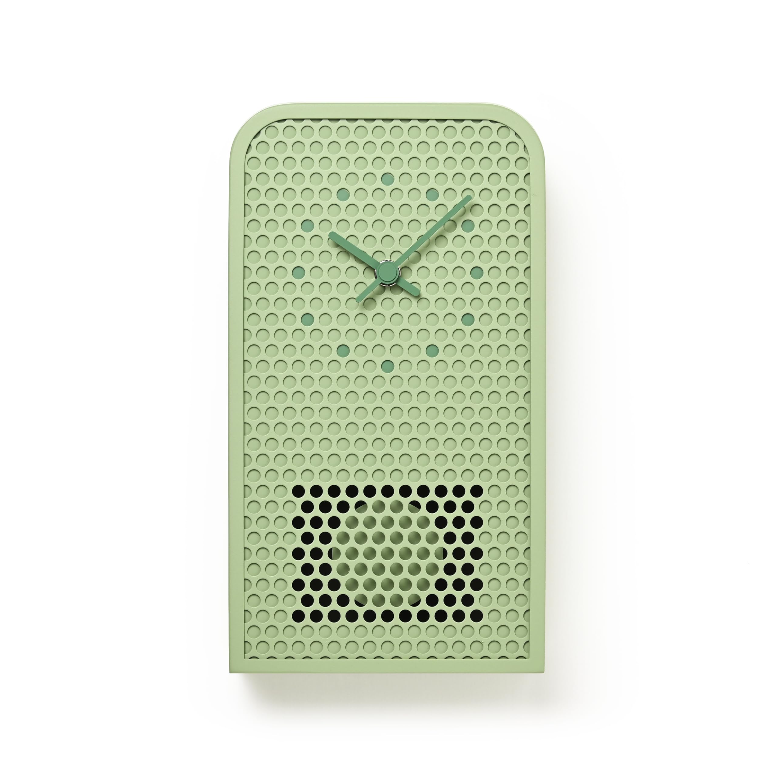 

Lemnos Pendulum Clock Analog Movement Green MOOV GN Lemnos RF25-05