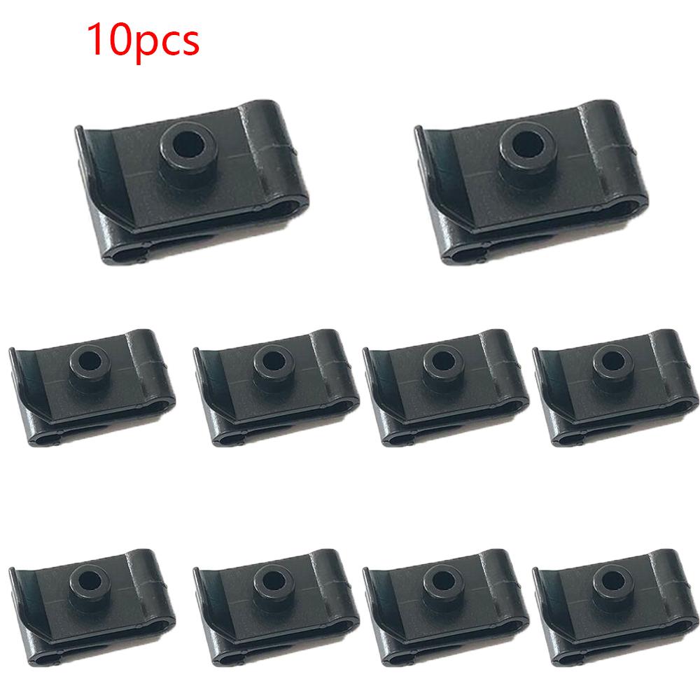 

10pcs 9046705114 Nut Retainer Front Bumper Trim Fastener Clips For Toyota