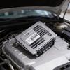Finned Metal Headlight Ballast Control Unit for Vehicle Lighting System Service, Single Electrical Component for Part Selection and Repair Planning