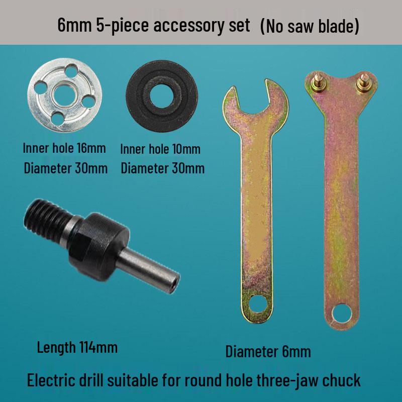 Hand Drill-to-Grinder Conversion Kit: Cutting, Polishing & Grinding Accessory Set